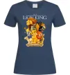 Женская футболка Король Лев персонажі Темно-синий фото