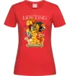Женская футболка Король Лев персонажі Красный фото