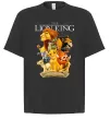 Футболка Оверсайз Король Лев персонажі Черный фото