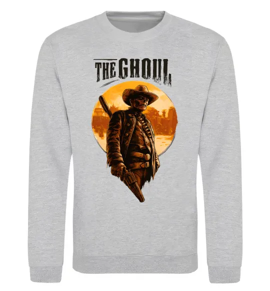 Світшот The ghoul Сірий меланж фото