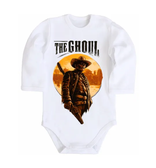 Детский боди The ghoul Белый фото
