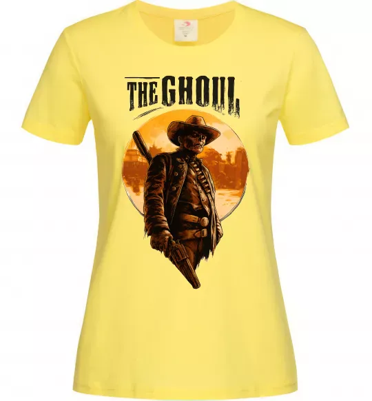 Женская футболка The ghoul Лимонный фото