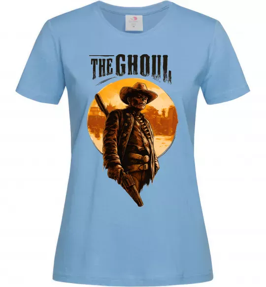 Женская футболка The ghoul Голубой фото
