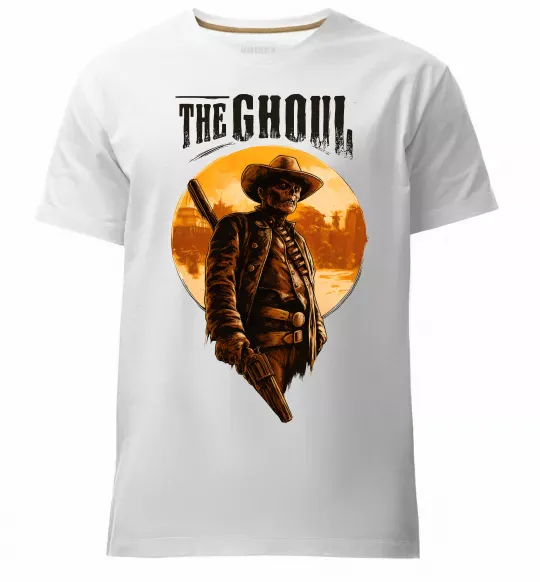 Мужская премиум футболка The ghoul Белый фото