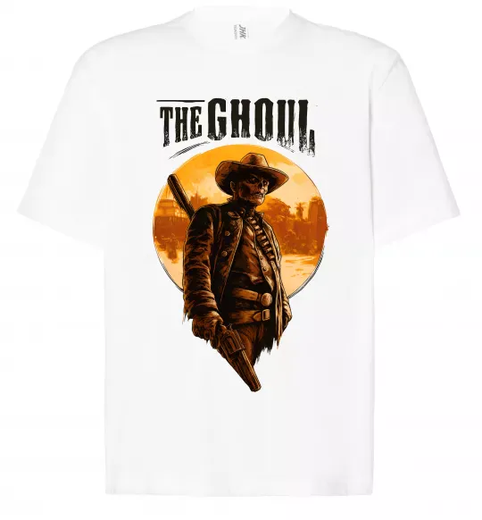 Футболка Оверсайз The ghoul Білий фото