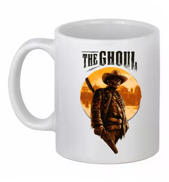 Чашка керамическая The ghoul Белый фото