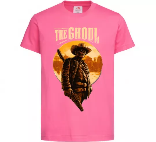 Детская футболка The ghoul Ярко-розовый фото