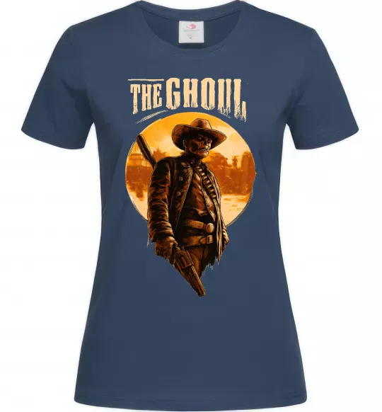 Женская футболка The ghoul Темно-синий фото