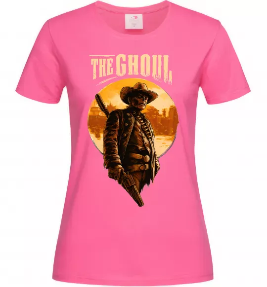 Женская футболка The ghoul Ярко-розовый фото