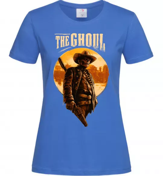 Женская футболка The ghoul Ярко-синий фото