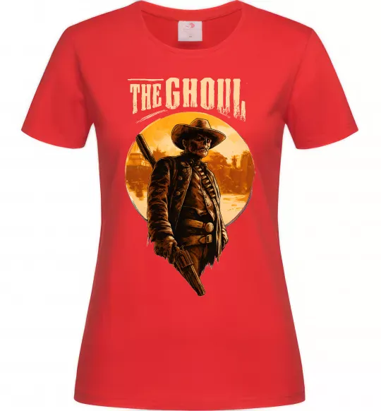 Женская футболка The ghoul Красный фото