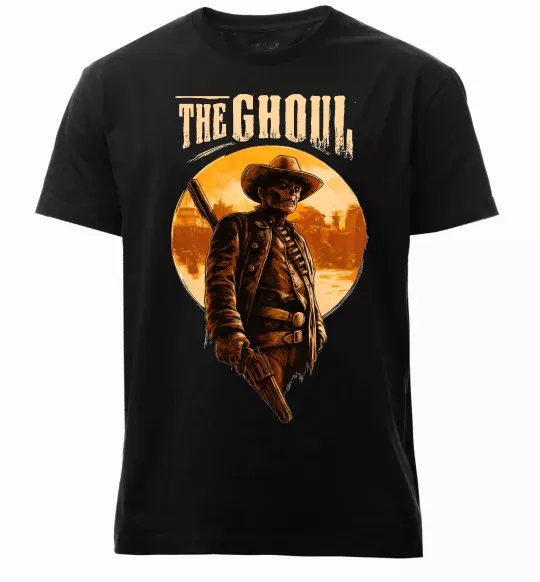 Мужская премиум футболка The ghoul Черный фото