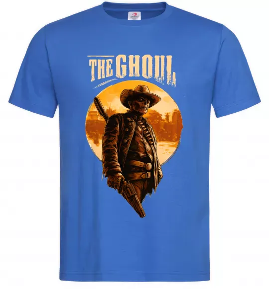 Мужская футболка The ghoul Ярко-синий фото
