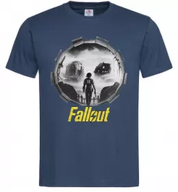 Мужская футболка Portal Fallout Темно-синий фото