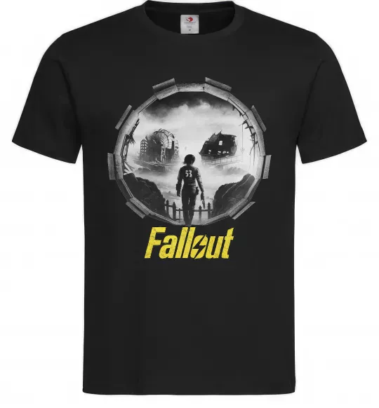 Мужская футболка Portal Fallout Черный фото