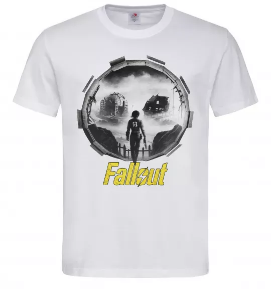 Мужская футболка Portal Fallout Белый фото