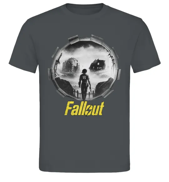 Мужская футболка Portal Fallout Графит фото