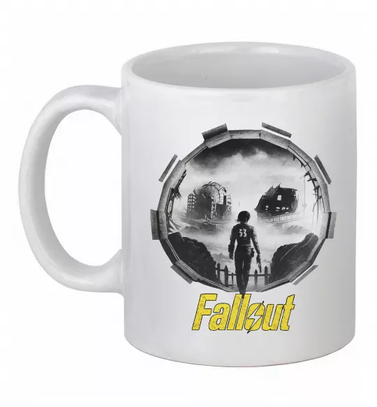 Чашка керамічна Portal Fallout Білий фото