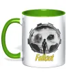 Чашка с цветной ручкой Portal Fallout Лаймовый фото