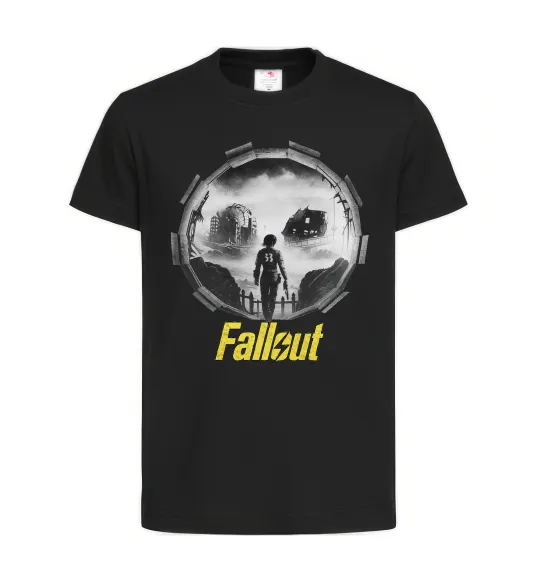 Детская футболка Portal Fallout Черный фото