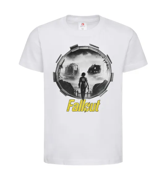 Детская футболка Portal Fallout Белый фото