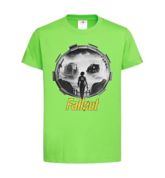 Детская футболка Portal Fallout Лаймовый фото