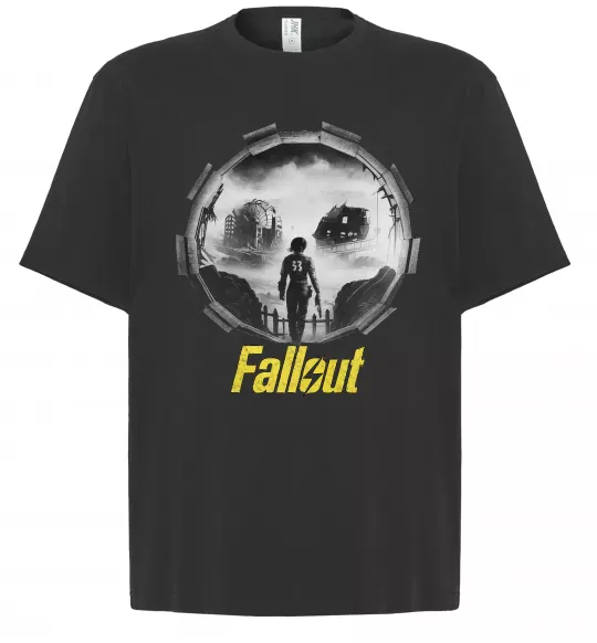 Футболка Оверсайз Portal Fallout Черный фото