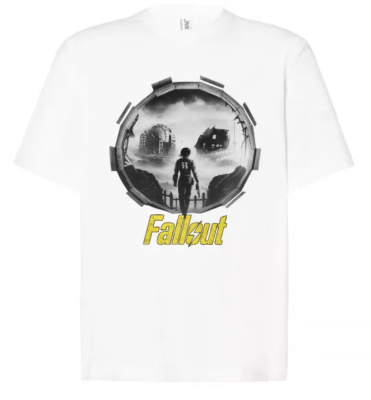 Футболка Оверсайз Portal Fallout Белый фото