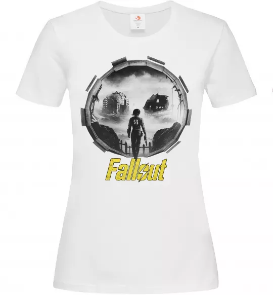 Женская футболка Portal Fallout Белый фото