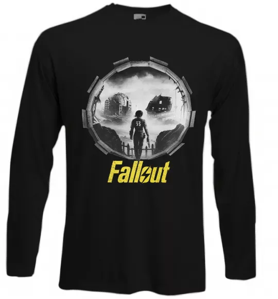 Лонгслив Portal Fallout Черный фото