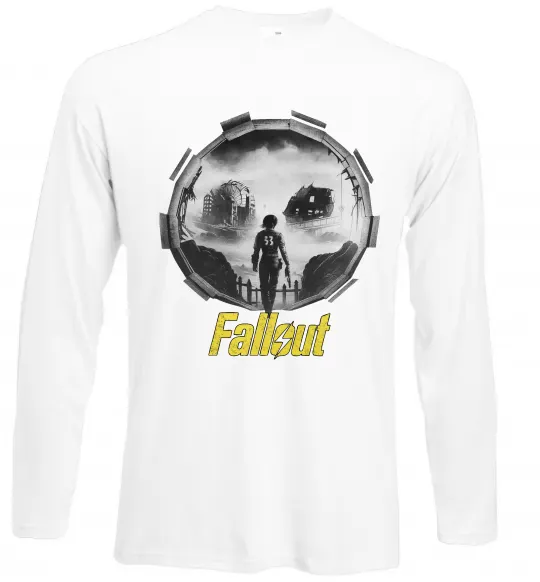 Лонгслив Portal Fallout Белый фото
