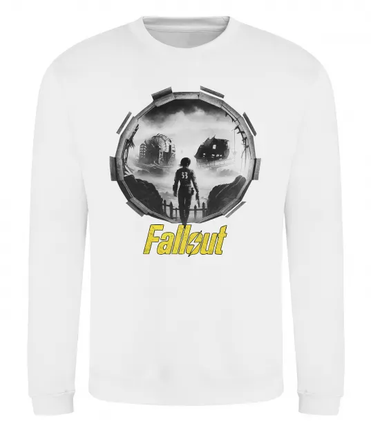 Світшот Portal Fallout Білий фото