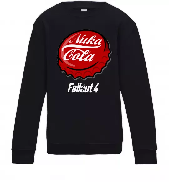Детский Свитшот Nuka cola Черный фото