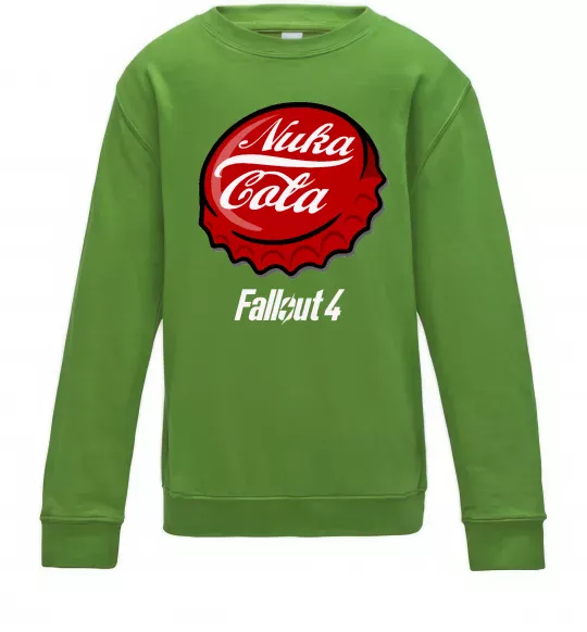 Детский Свитшот Nuka cola Лаймовый фото