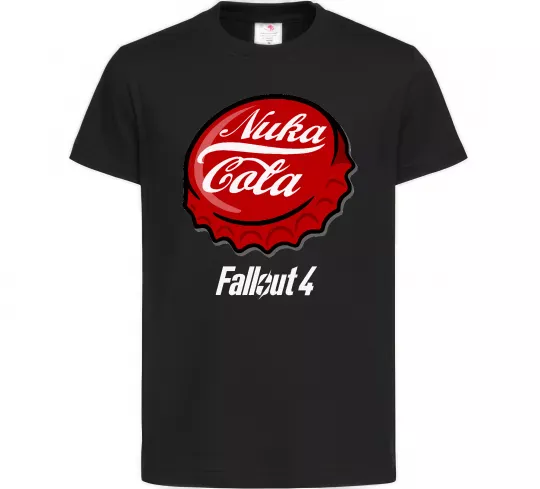 Детская футболка Nuka cola Черный фото