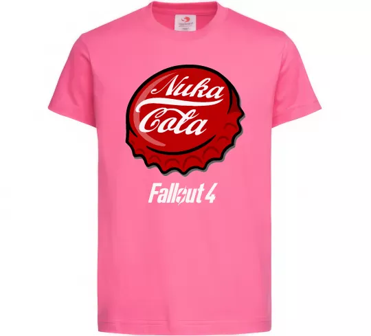 Детская футболка Nuka cola Ярко-розовый фото