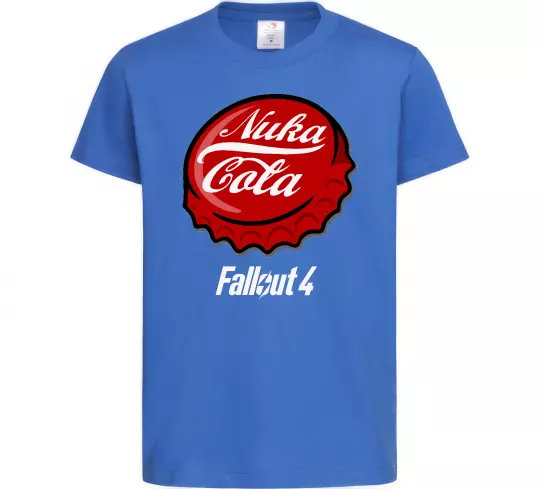 Детская футболка Nuka cola Ярко-синий фото