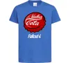 Детская футболка Nuka cola Ярко-синий фото
