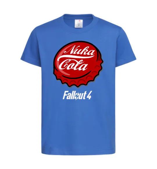 Детская футболка Nuka cola Ярко-синий фото