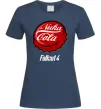Жіноча футболка Nuka cola Темно-синій фото