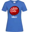 Жіноча футболка Nuka cola Яскраво-синій фото