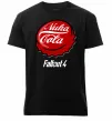 Мужская премиум футболка Nuka cola Черный фото