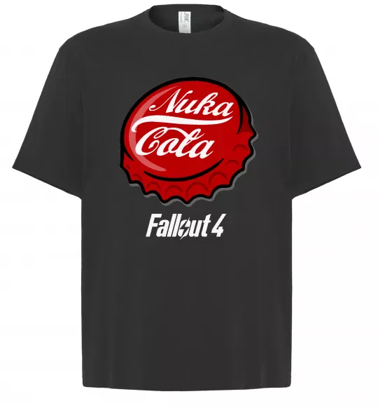 Футболка Оверсайз Nuka cola Чорний фото