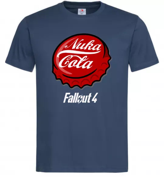 Мужская футболка Nuka cola Темно-синий фото
