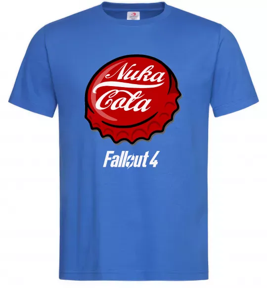 Мужская футболка Nuka cola Ярко-синий фото