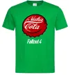 Мужская футболка Nuka cola Зеленый фото