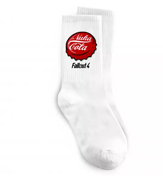 Носки Nuka cola Белый фото
