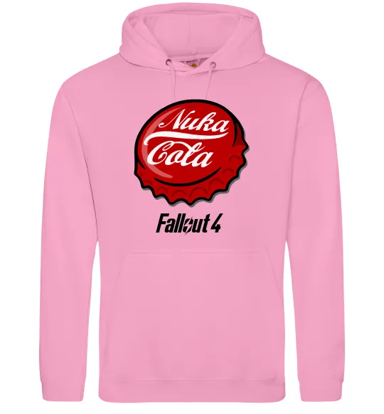 Женская толстовка (худи) Nuka cola Розовый фото