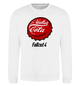 Свитшот Nuka cola Белый фото
