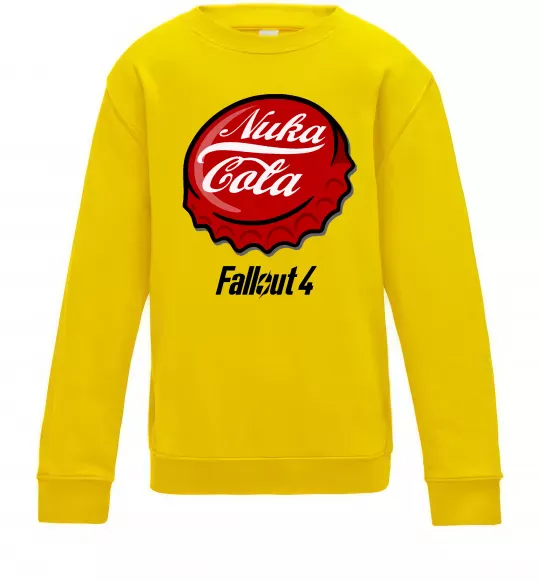 Детский Свитшот Nuka cola Солнечно желтый фото